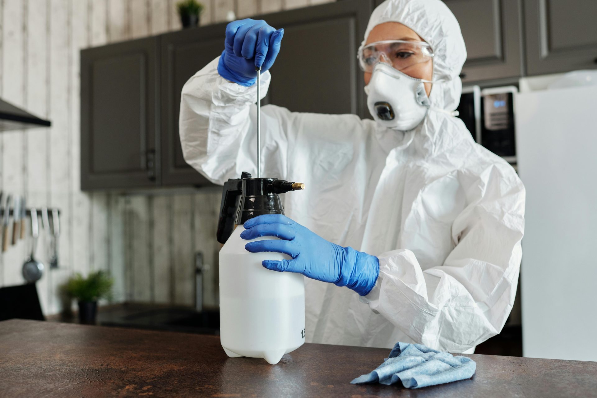 Eco Pest Control technician at commercial premises in Gauteng